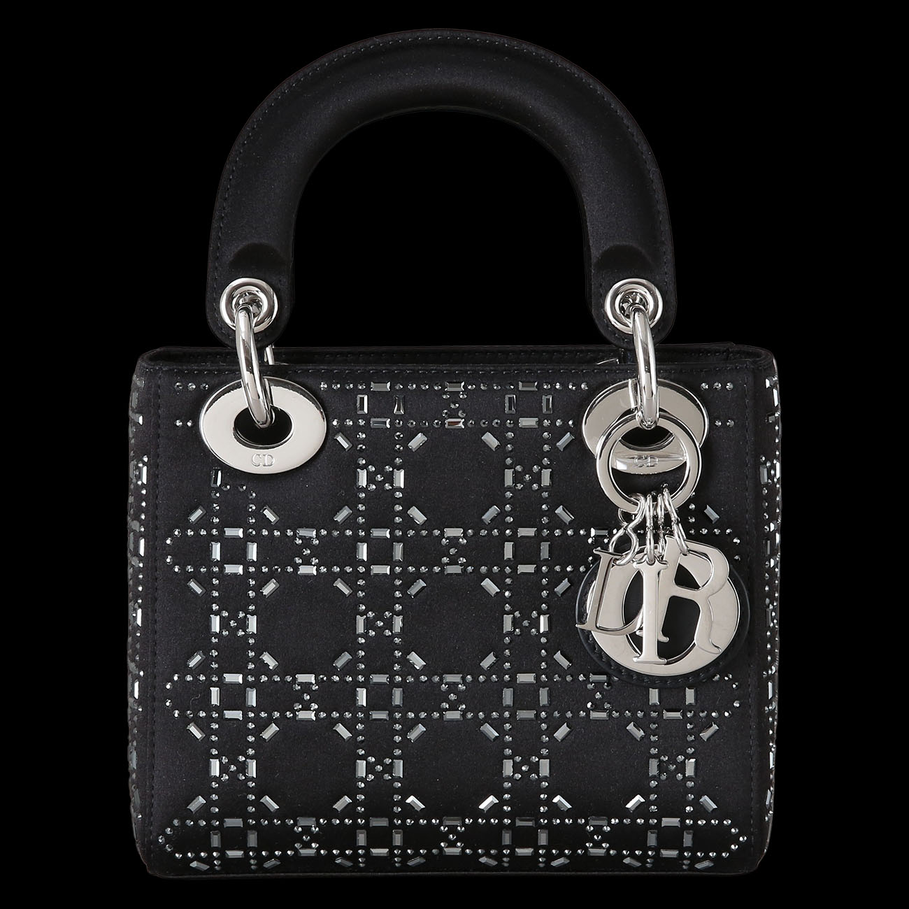 CHRISTIAN DIOR(USED)크리스찬디올 레이디디올 새틴 미니 백